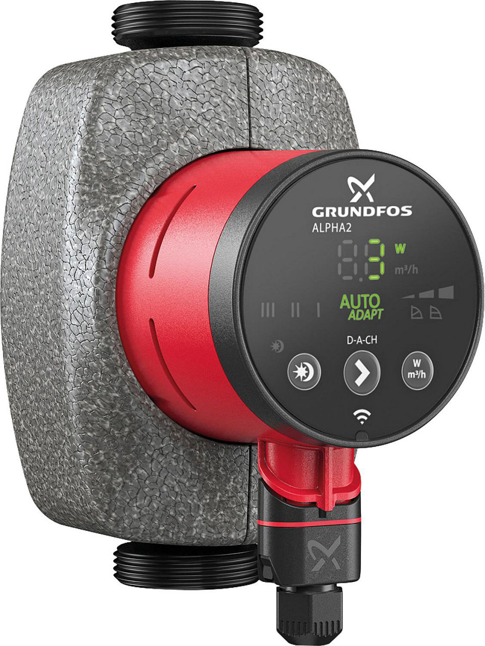Umwälzpumpe Grundfos Alpha 2 25-80 ,DN25(1"), PN10, 230V, Baulänge 180mm