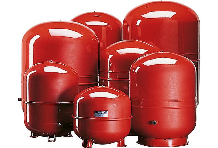 Ausdehnungsgefäß (o. R) Zilflex H 8l Farbe rot