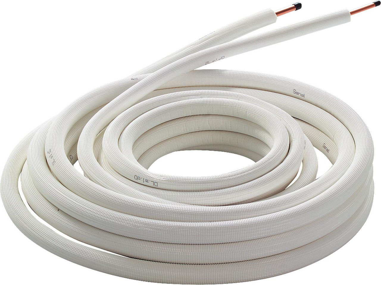 Kältemittelleitung, 2-fach 3/8" - 5/8", für WKF 100-130 (Duo) und HTS 80 - 260, Meterware Kältemittelleitung, 2-fach 3/8" - 5/8", für WKF 100-130 (Duo) und HTS 80 - 260, Meterware