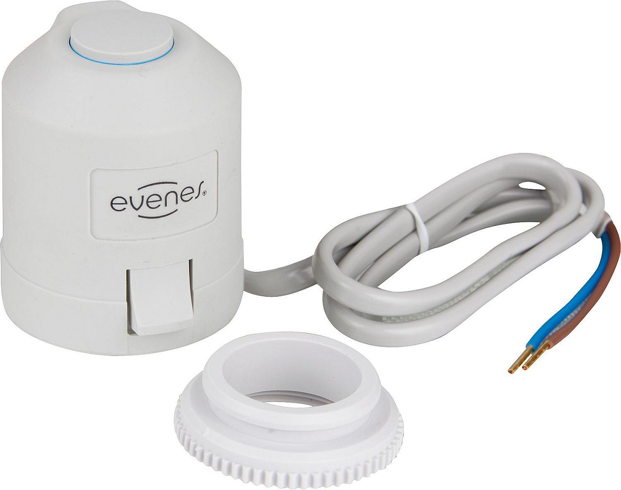 Stellantrieb evenes elektro- thermisch, 230V stromlos geschl., inkl. Adapter VA80 M30x1,5 Stellantrieb evenes elektro- thermisch, 230V stromlos geschl., inkl. Adapter VA80 M30x1,5