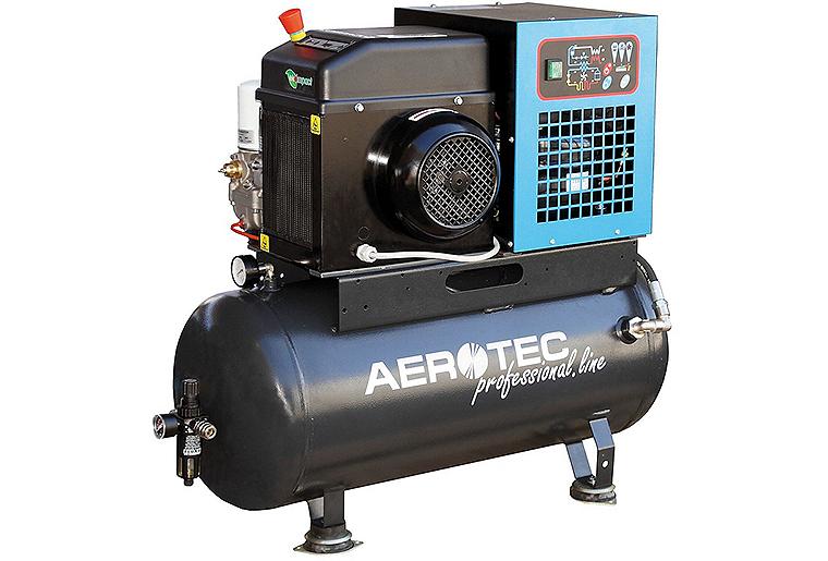 Schraubenkompressor Aerotec COMPACK 3TR - 90L PRO, (R 134A) inkl. Trockner, mit 90 Liter Kessel Schraubenkompressor Aerotec COMPACK 3TR - 90L PRO, (R 134A) inkl. Trockner, mit 90 Liter Kessel