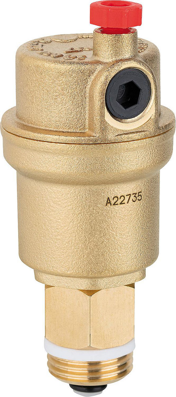 Schnellentlüfter Evenes Mini S mit Absperrung, DN15(1/2") Schnellentlüfter Evenes Mini S mit Absperrung, DN15(1/2")