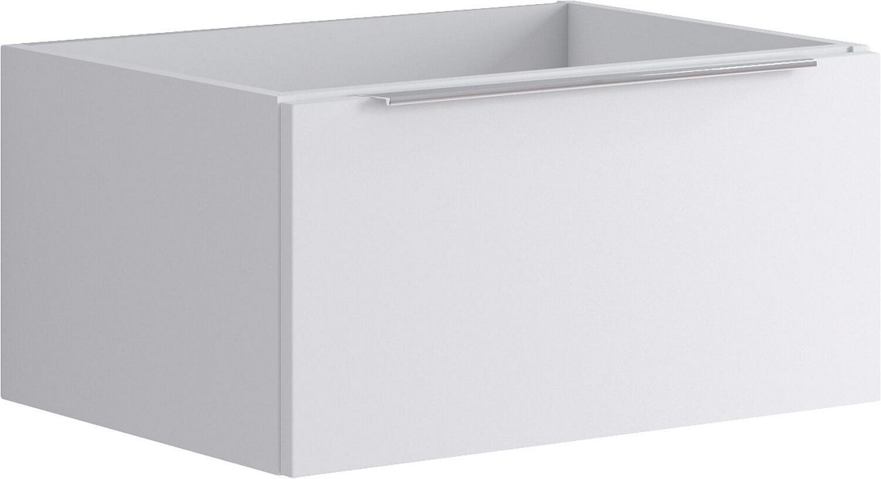 WTU Kasari weiß Hochglanz, 1 Auszug, 595x300x455mm