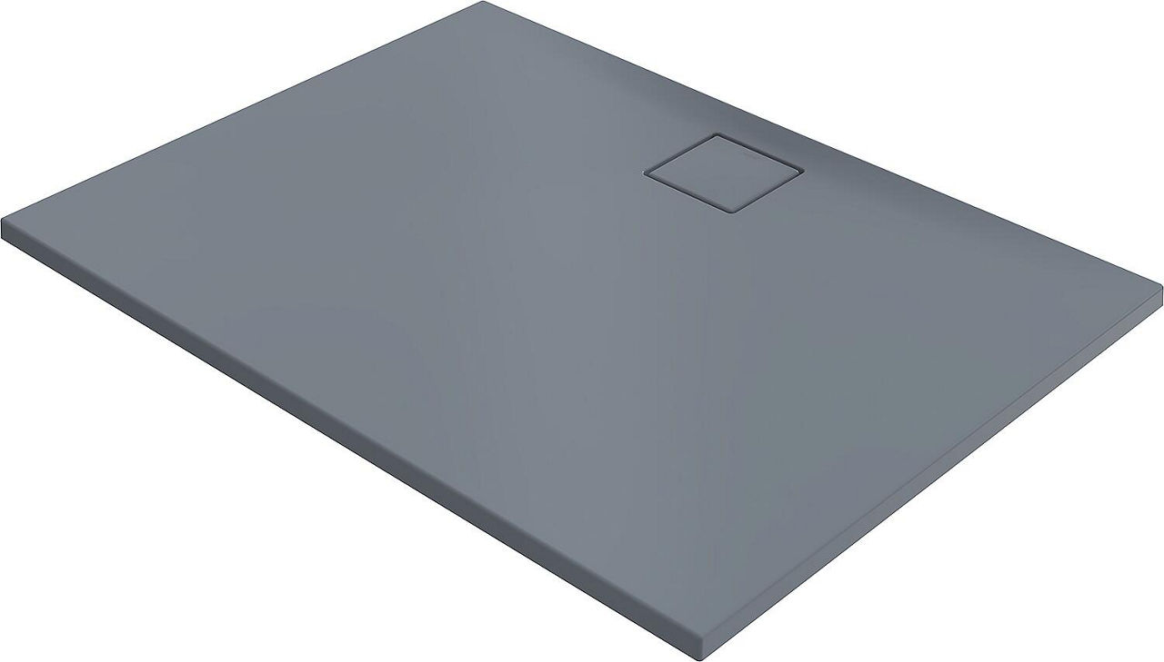 Duschwanne Hüppe EasyFlat Mineralguss 1700x52x900 mm Ablauf:lange Seite, grau matt Duschwanne Hüppe EasyFlat Mineralguss 1700x52x900 mm Ablauf:lange Seite, grau matt