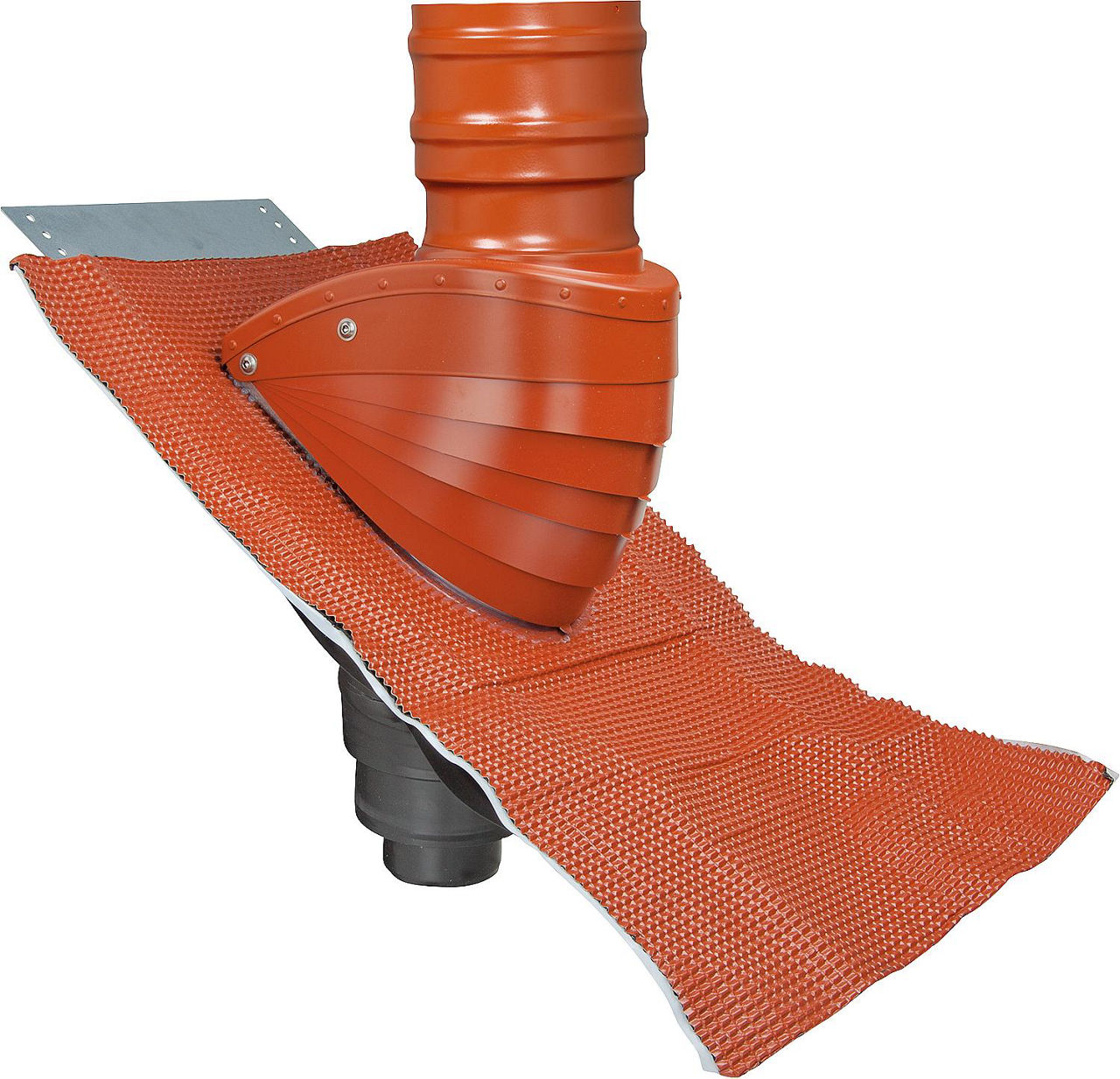 Dachhaube Steildach, Schmutzw. Typ SDS 100, Farbe naturrot