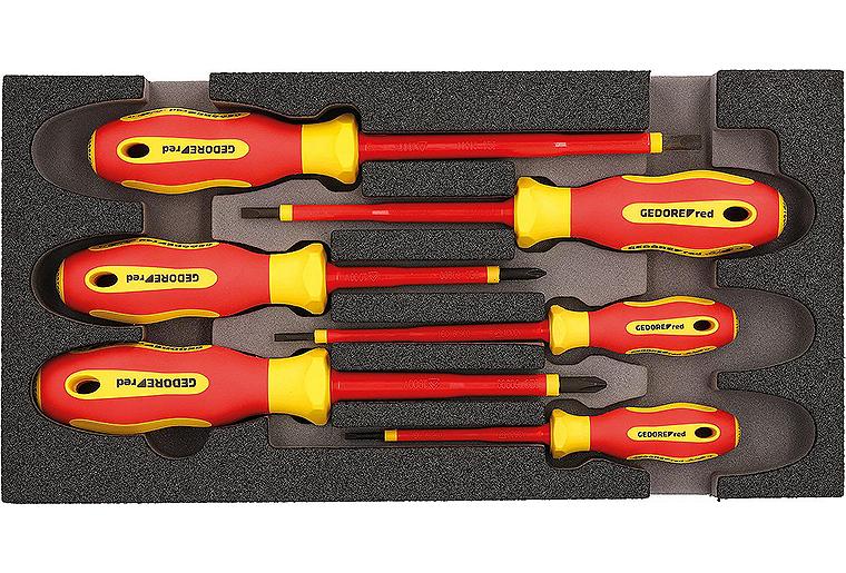 Schraubendrehersatz GEDORE red 6-teilig Schlitz/Phillips VDE