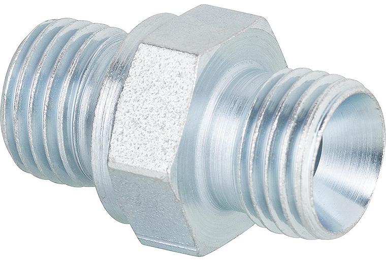 Spezialnippel 1/4" zyl. x 1/4"iK zu Ölschlauch Oertli, Mainflamme, Cuenod