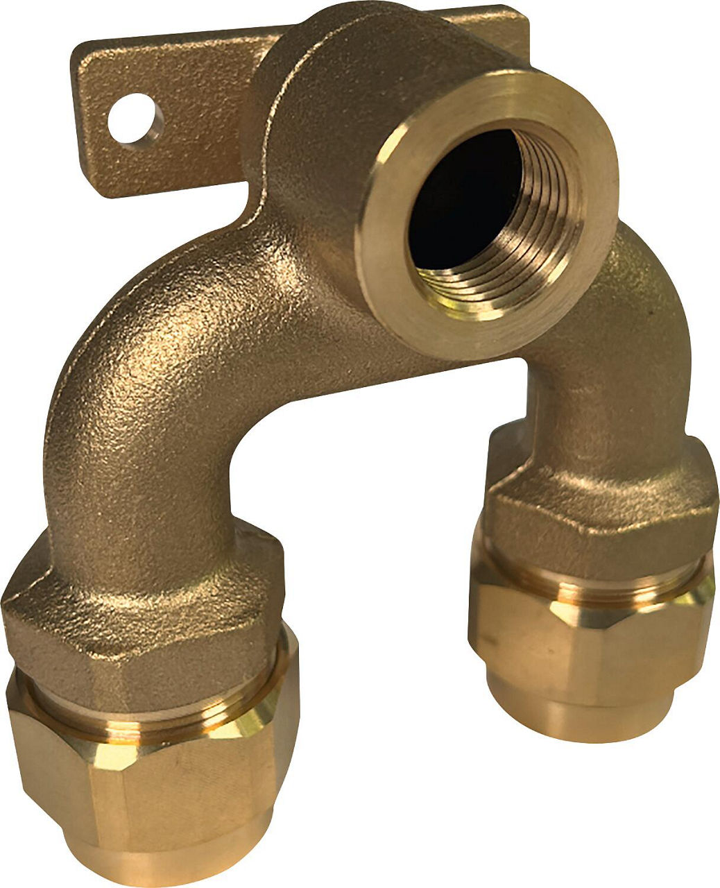AQA+ Endfitting DN15 (1/2") x Doppelwandscheibe Rp 3/4" AQA+ Endfitting DN15 (1/2") x Doppelwandscheibe Rp 3/4"
