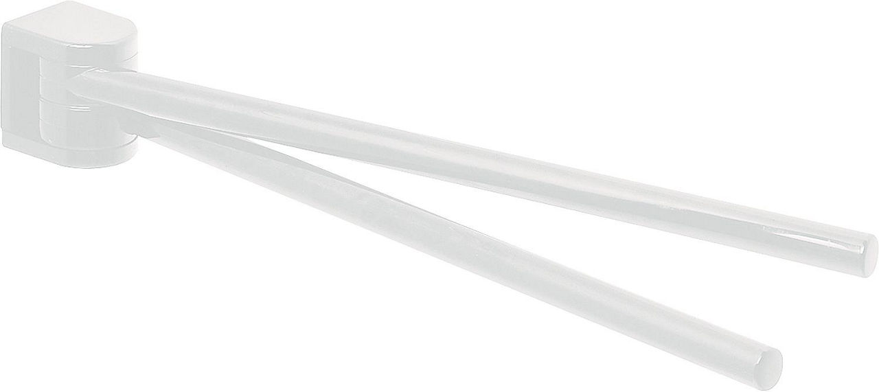 Handtuchstange aus Nylon Farbe: Weiß 19 Länge:450mm /inkl. Befestigungsmaterial