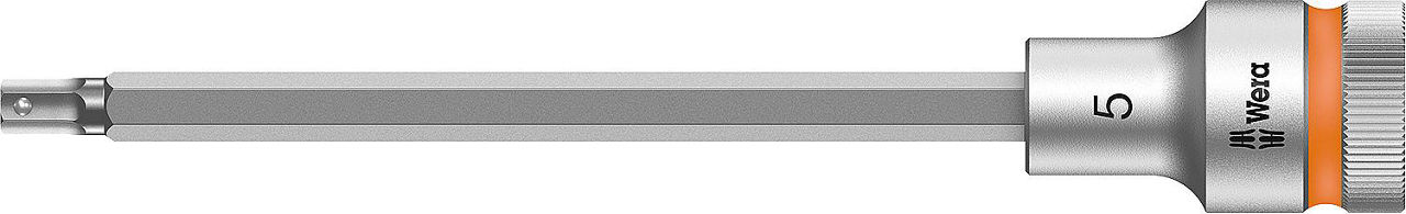 Innensechskant-Steckschlüsseleinsatz Wera 8740 C HF Bitnuss mit 1/2"-Antrieb, metrisch, lang, mit Haltefunktion, SW 5,0 x 140 mm Innensechskant-Steckschlüsseleinsatz Wera 8740 C HF Bitnuss mit 1/2"-Antrieb, metrisch, lang, mit Haltefunktion, SW 5,0 x 140 mm