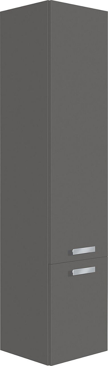 Hochschrank Serie ENNA, EDIA, EBLI 2 Türen graphi matt, Anschlag rechts, 350x1585x370 mm