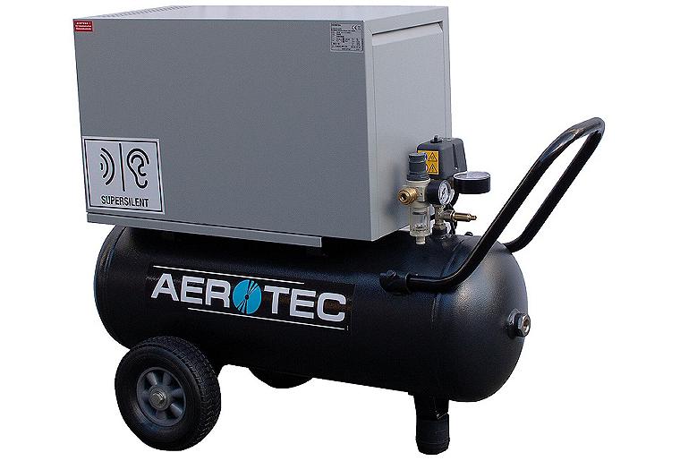 Kolbenkompressor Aerotec 320-10-50 Supersil, mit 50 Liter Kessel Kolbenkompressor Aerotec 320-10-50 Supersil, mit 50 Liter Kessel