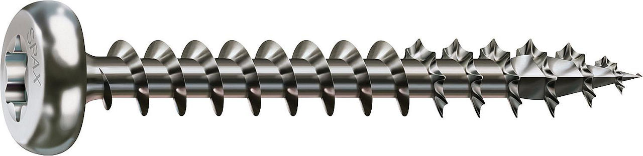 Halbrundkopfschraube SPAX® Edelstahl A2 Vollgewinde T - STAR Plus Ø 4,0 x 30 mm, VPE 200 Stück Halbrundkopfschraube SPAX® Edelstahl A2 Vollgewinde T - STAR Plus Ø 4,0 x 30 mm, VPE 200 Stück