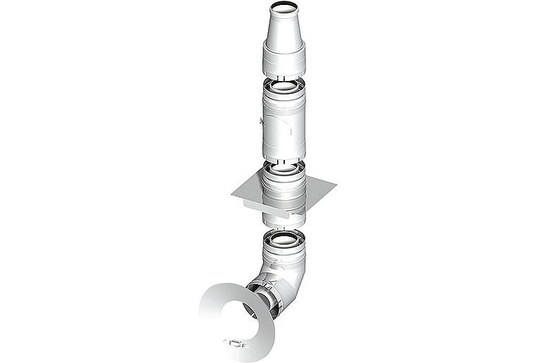 Kunststoff-Abgassystem Basis Set 5 - DN 080/125