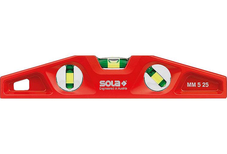 Wasserwaage Sola MM 5 25 Alu-Guss-Magnet Wasserwaage Sola MM 5 25 Alu-Guss-Magnet