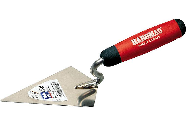 Hamburger Putzkelle 140mm rostfrei, 2K-ERGO rotschwarz