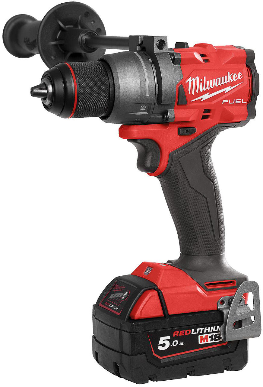 Akku-Bohrschrauber Milwaukee M18FDD3-502X, 18V mit 2x 5,0 Ah Akkus und Ladegerät Akku-Bohrschrauber Milwaukee M18FDD3-502X, 18V mit 2x 5,0 Ah Akkus und Ladegerät