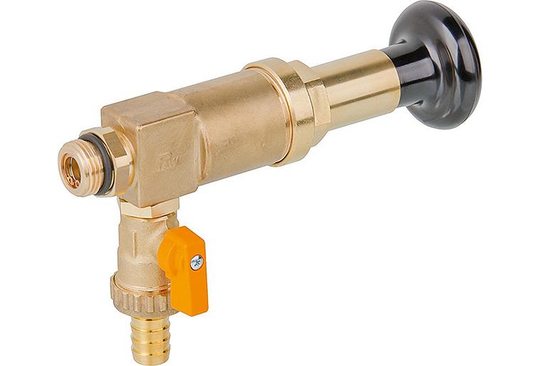 Hand-Nachfüllpumpe ("Impfpumpe") 1/2"AG x 15mm Hand-Nachfüllpumpe ("Impfpumpe") 1/2"AG x 15mm