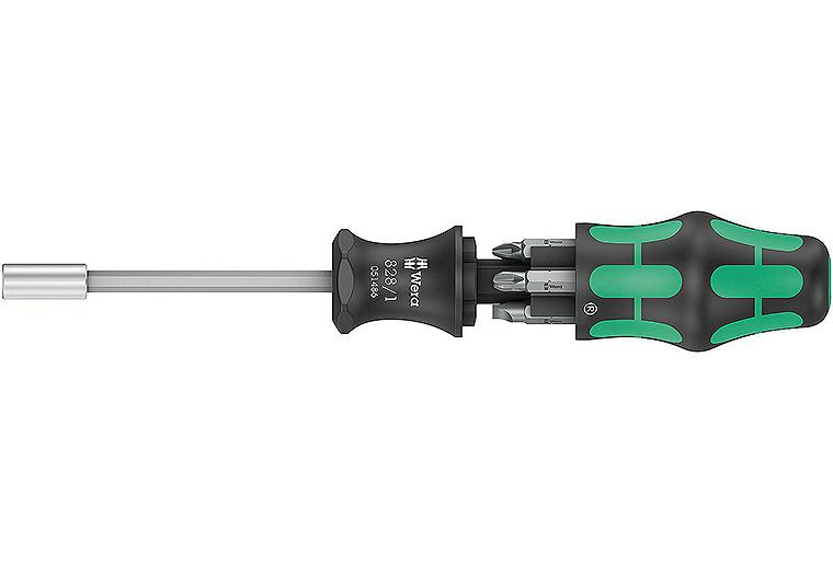 Magazin-Bithalter WERA Kraftform Kompakt 27 Set 2, 7-teilig