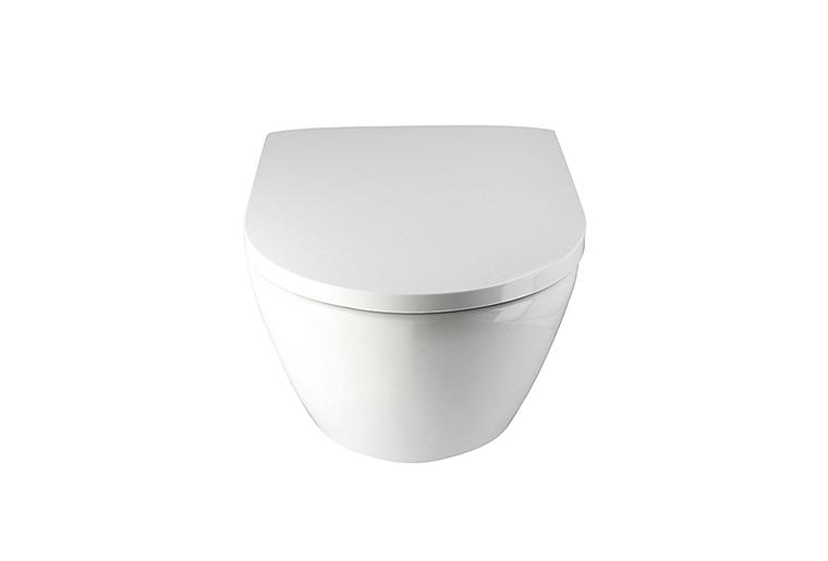 Combi-Pack Duravit D-Neo spülrandlos, offene Befestigung, weiß