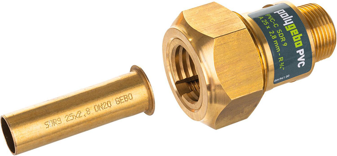 Klemmverbinder Polygebo PVC A 20 x 2,3 mm – DN15(1/2'')