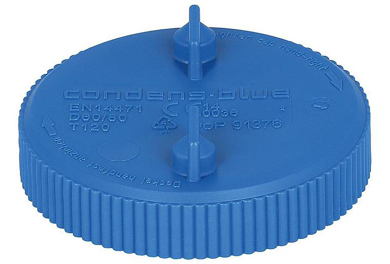 CondensBlue Revisionsdeckel d 115mm, blau für DN 110 CondensBlue Revisionsdeckel d 115mm, blau für DN 110