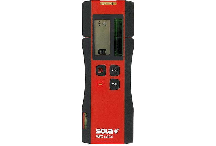 REC LGD0 Empfänger + Halterung für Linienlaser grün Sola® REC LGD0 Empfänger + Halterung für Linienlaser grün Sola®