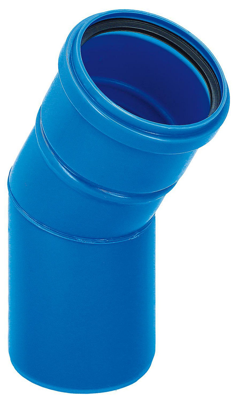 CondensBlue Bogen einwandig, 30° DN125 CondensBlue Bogen einwandig, 30° DN125
