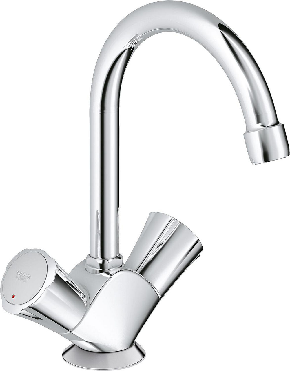 2-Griffwaschtischmischer Grohe Costa Ausladung 137 mm chrom schwenkbar 2-Griffwaschtischmischer Grohe Costa Ausladung 137 mm chrom schwenkbar
