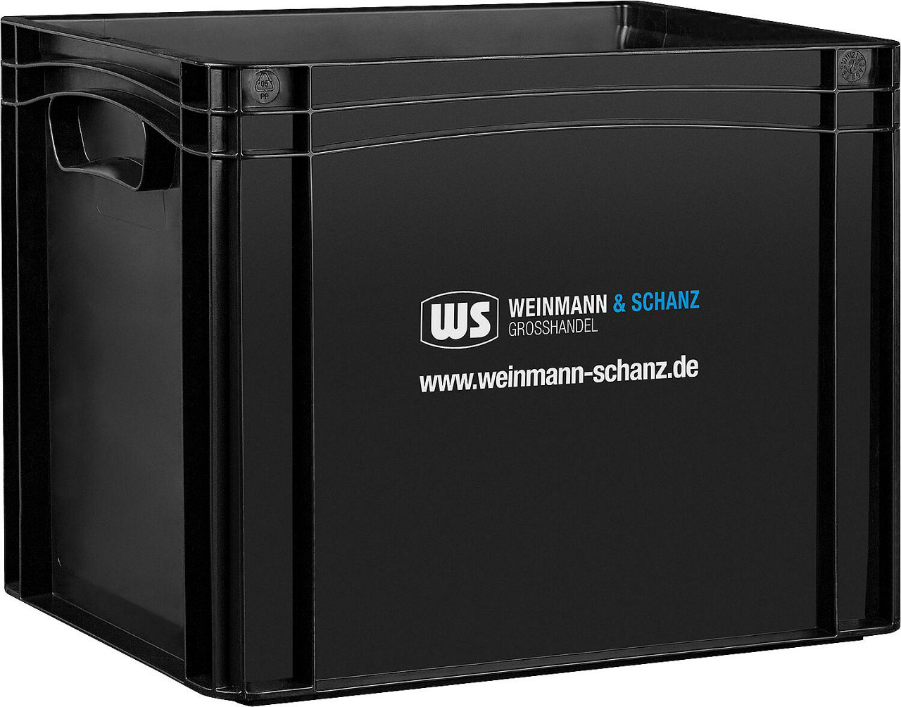 Transportbox WS schwarz 400 x 300 x 320 mm ohne Deckel