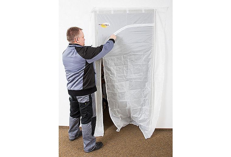 Staubschutz-Pockettür 1250x2250mm, in Textiltasche Staubschutz-Pockettür 1250x2250mm, in Textiltasche