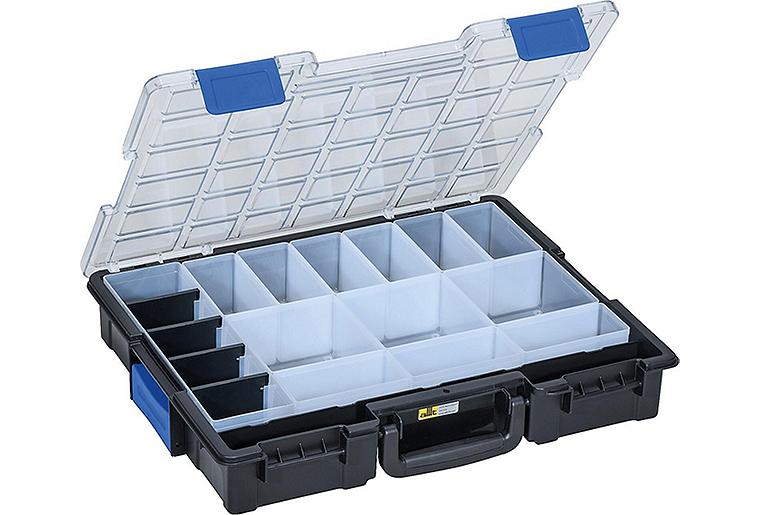 Kleinteilekoffer EuroPlus Pro >K<44.76/19,sw,bl Kleinteilekoffer EuroPlus Pro >K<44.76/19,sw,bl