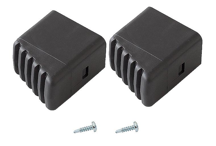 MONTO Fußkappe (Paar) schwarz 33x20 mm, für MONTO und CORDA Stufen-StehLeitern MONTO Fußkappe (Paar) schwarz 33x20 mm, für MONTO und CORDA Stufen-StehLeitern