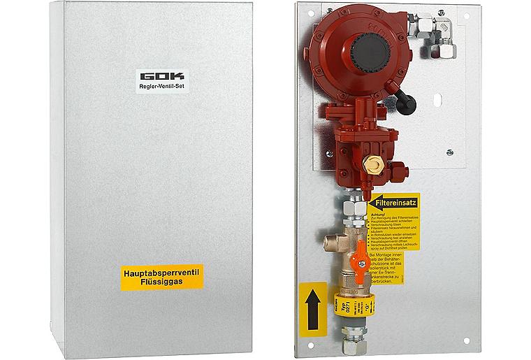 Regler-Ventil-Set B 200 RVS15 12kg/h 50mbar Regler-Ventil-Set B 200 RVS15 12kg/h 50mbar