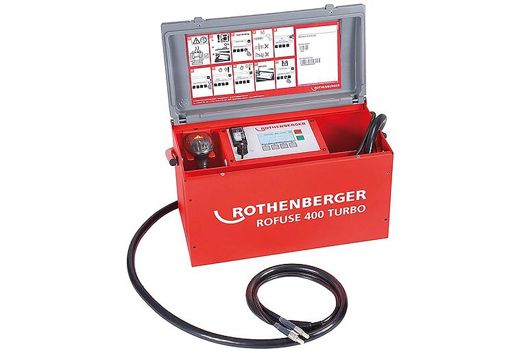 Heizwendel Heizgerät ROFUSE 400 Turbo für PE/PP- Fittings