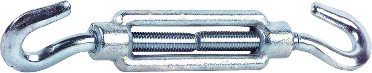 Spannschlossmutter DIN 1480 M 6 mit 2 Haken verzinkt 1 SET Spannschlossmutter DIN 1480 M 6 mit 2 Haken verzinkt 1 SET