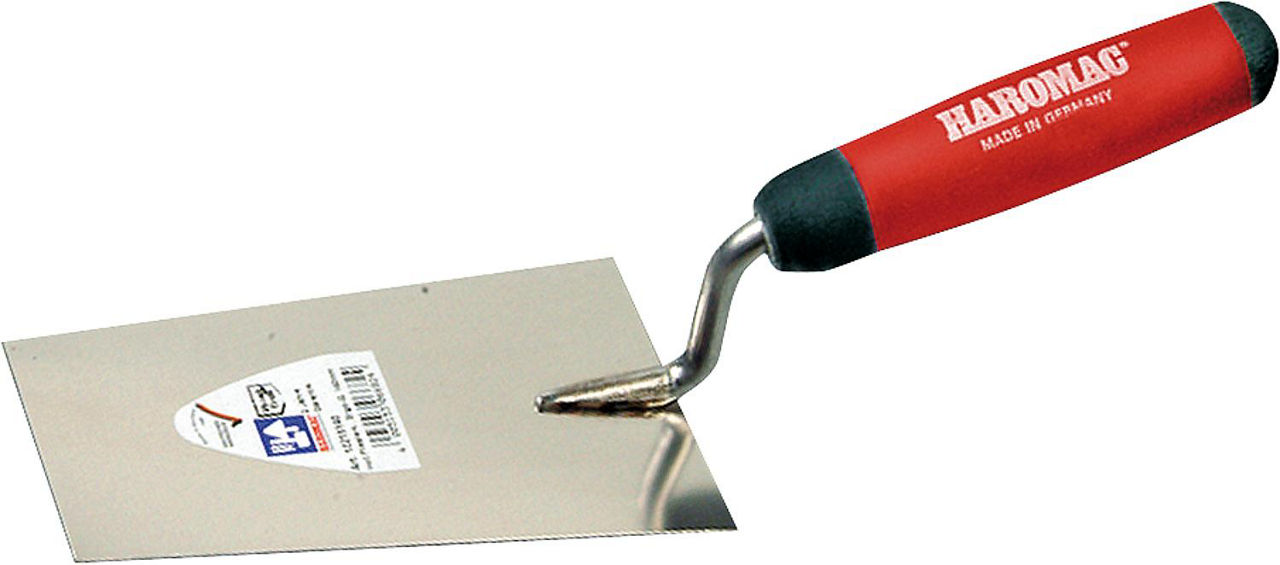 Berner Putzkelle rostfrei 140mm, 2K-ERGO rotschwarz Berner Putzkelle rostfrei 140mm, 2K-ERGO rotschwarz
