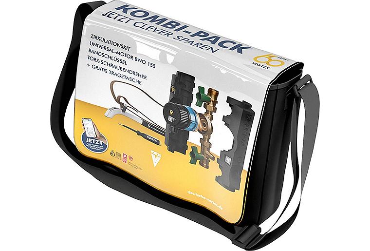 Kombipack VORTEX - Zirkulationskit 155 + Universal-Motor BWO 155 ohne Regelmodul