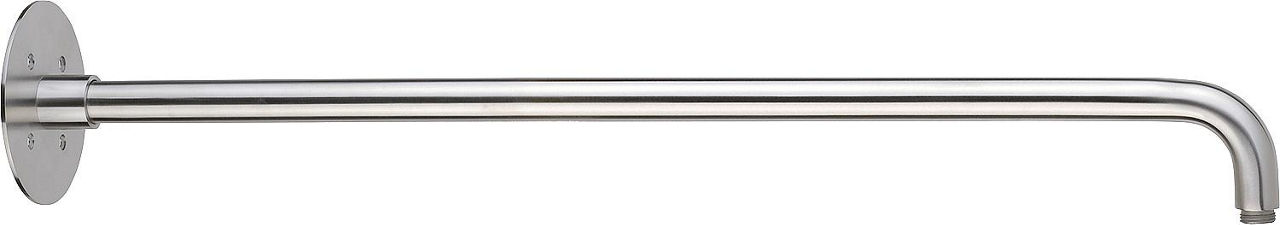 Wand-Anschlussrohr DN15 (1/2") L=500 mm Edelstahl poliert