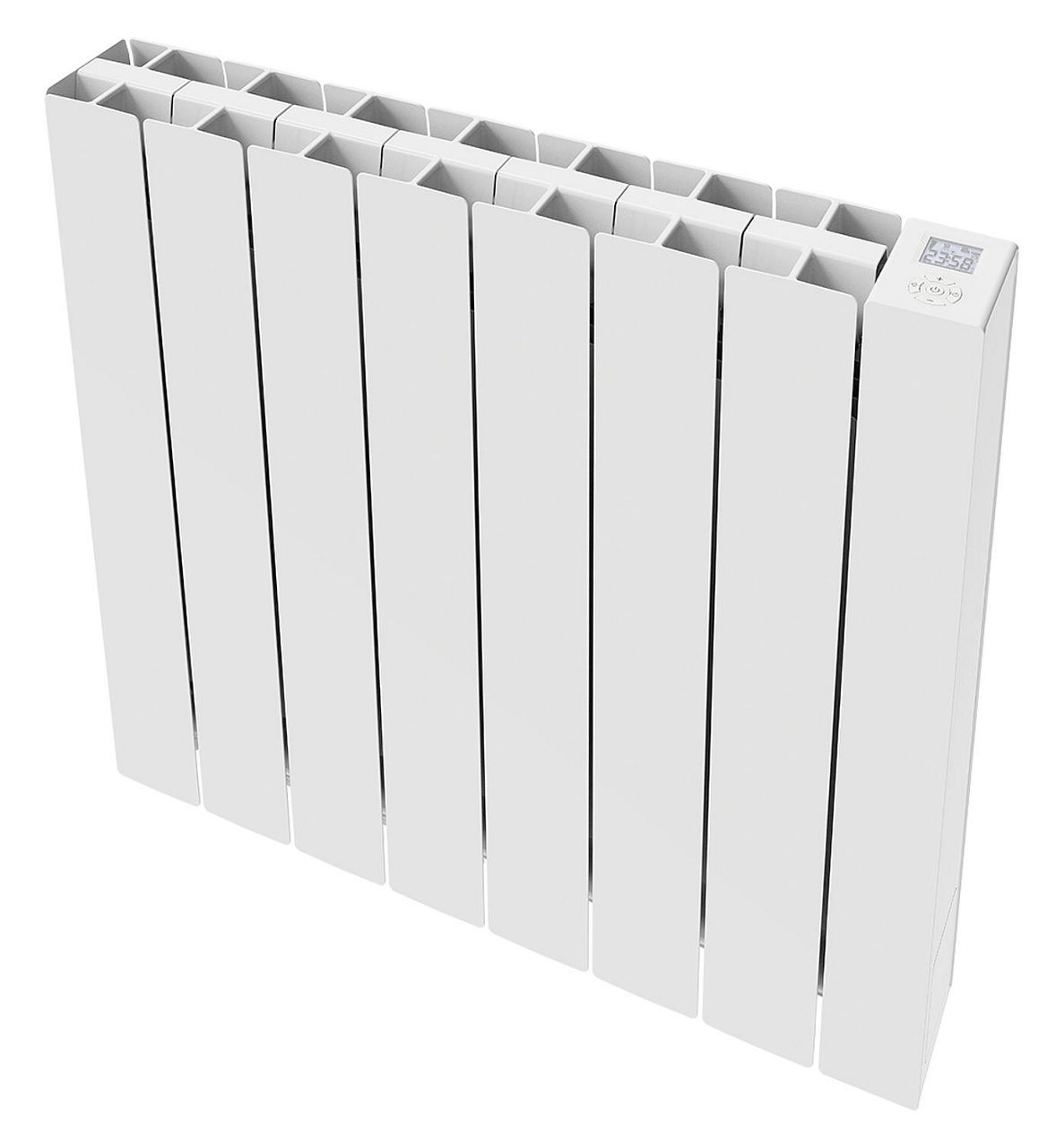 Aluminium-Heizkörper Elektrisch E-Blitz Core 1500Watt, RAL 9010 Aluminium-Heizkörper Elektrisch E-Blitz Core 1500Watt, RAL 9010