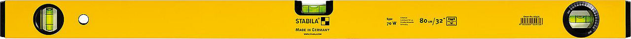 Wasserwaage Stabila Typ 70 W, 80cm, mit drehbarer Winkel-Libelle Wasserwaage Stabila Typ 70 W, 80cm, mit drehbarer Winkel-Libelle