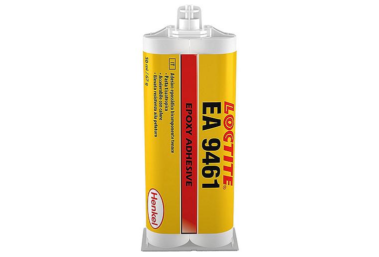 2K-Epoxid-Strukturklebstoff (thixotrop) LOCTITE EA 9461 A&B 50ml Doppelkartusche mit 1 Statikmischer 2K-Epoxid-Strukturklebstoff (thixotrop) LOCTITE EA 9461 A&B 50ml Doppelkartusche mit 1 Statikmischer