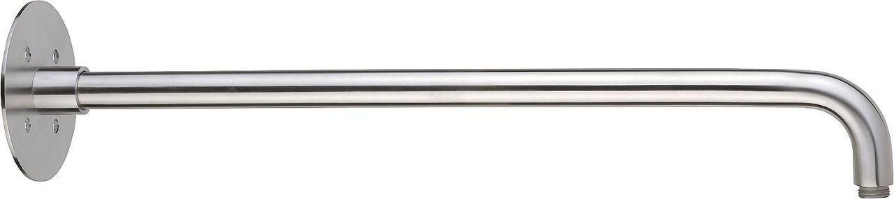 Wand-Anschlussrohr DN15 (1/2") L=400 mm Edelstahl poliert