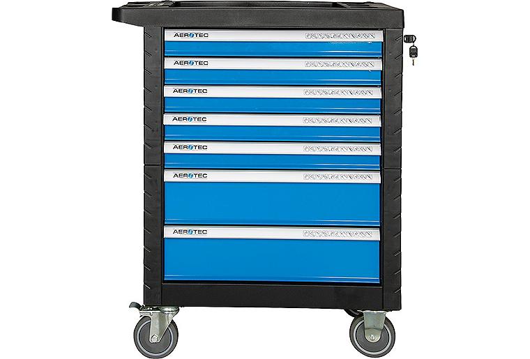Werkstattwagen AEROTEC bestückt mit Werkzeug 255-teilig Werkstattwagen AEROTEC bestückt mit Werkzeug 255-teilig