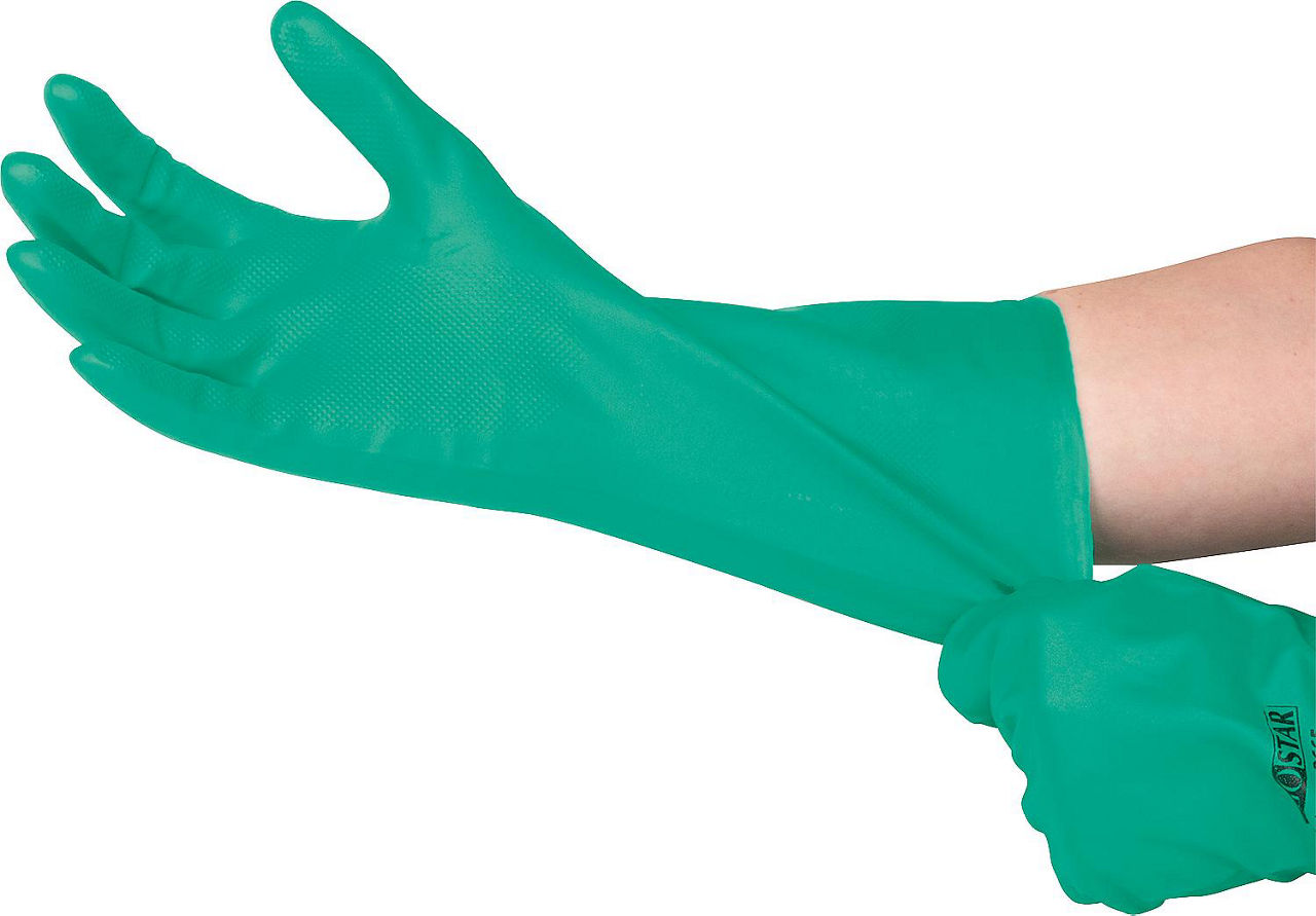 Chemikalien-/ Schutzhandschuh Nitril M / VPE 12 Paar Chemikalien-/ Schutzhandschuh Nitril M / VPE 12 Paar
