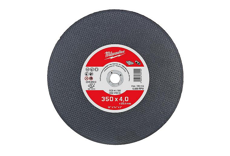 Trennscheibe Milwaukee CCS41, Ø 350 x 25,4 x 4,0 mm