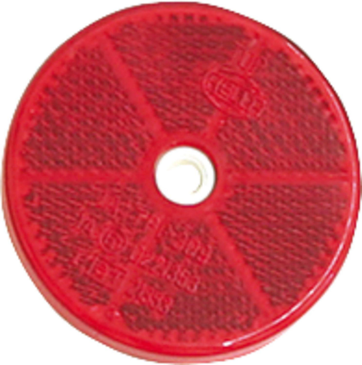 Rückstrahler "rot" Ø 60 mm Rückstrahler "rot" Ø 60 mm