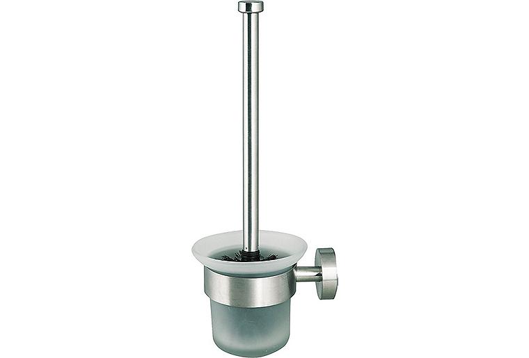 WC Bürstengarnitur Axial mit Wandhalter Edelstahl matt WC Bürstengarnitur Axial mit Wandhalter Edelstahl matt