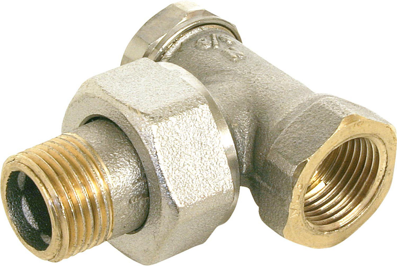 Rücklaufverschraubung DN10 (3/8"), Eckausführung Rücklaufverschraubung DN10 (3/8"), Eckausführung