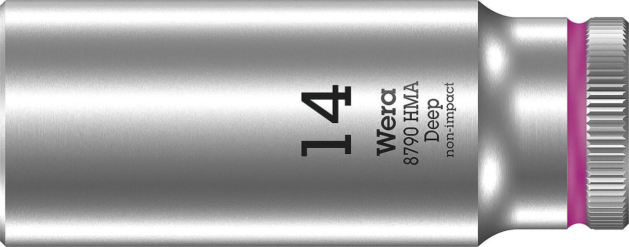Außensechskant-Steckschlüsseleinsatz Wera 8790 HMA Deep mit 1/4"-Antrieb, metrisch, lang, SW 14,0 x 50 mm Außensechskant-Steckschlüsseleinsatz Wera 8790 HMA Deep mit 1/4"-Antrieb, metrisch, lang, SW 14,0 x 50 mm